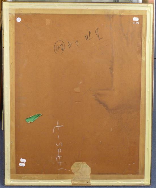 § Jean Carzou (1907-2000) Untitled, 23.5 x 18in.